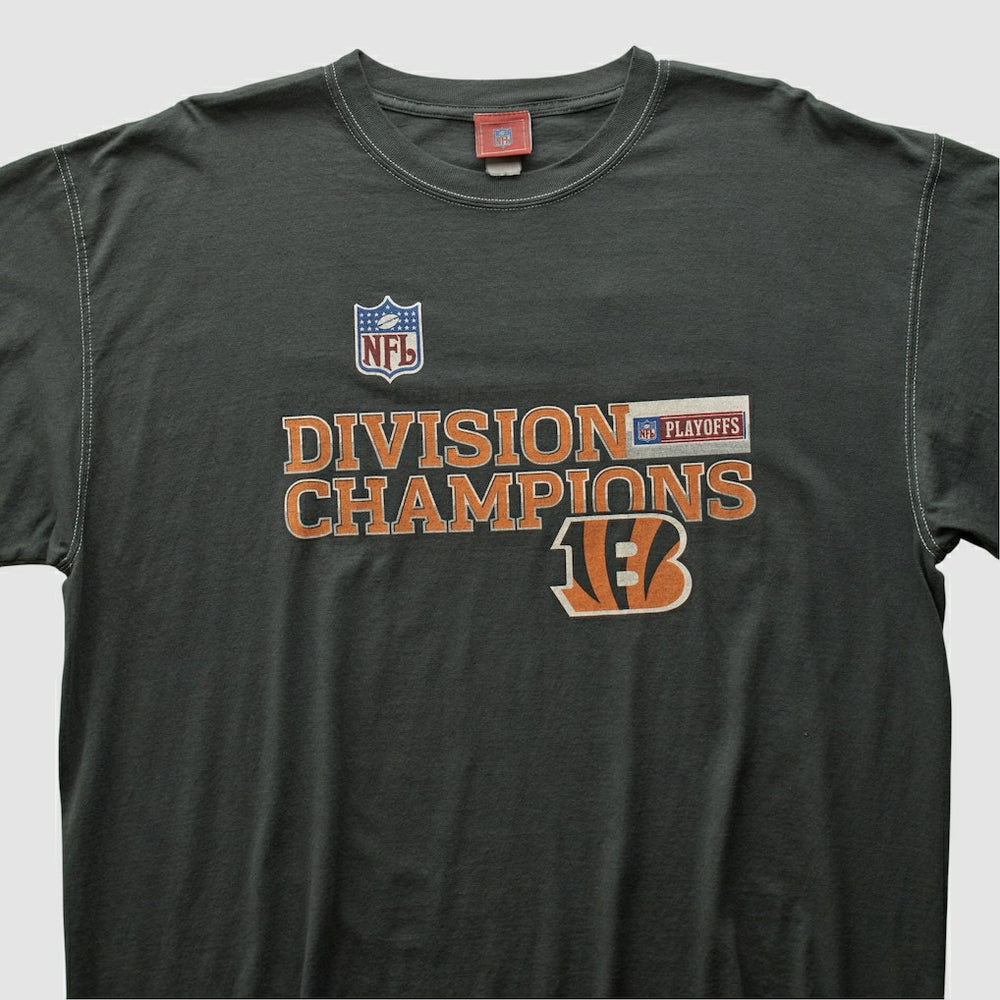 Cincinnati Bengals NFL 2000s T-shirt Charcoal Vintage - Fanatics