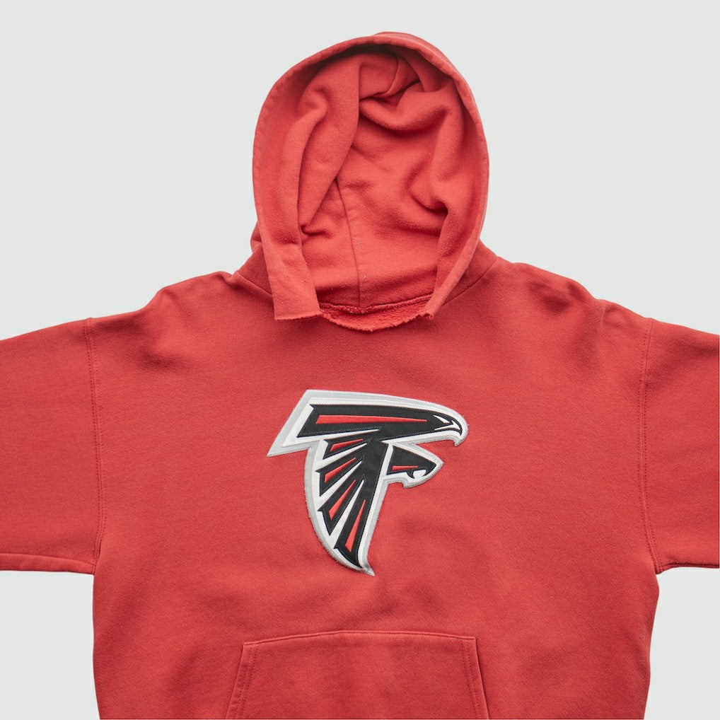 Atlanta Falcons 2000s Hooded Pullover Sweatshirt Red Vintage - Fanatics