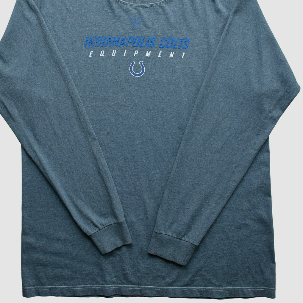 Indianapolis Colts Reebok 2000s Long Sleeve T-shirt Blue Vintage - Fanatics