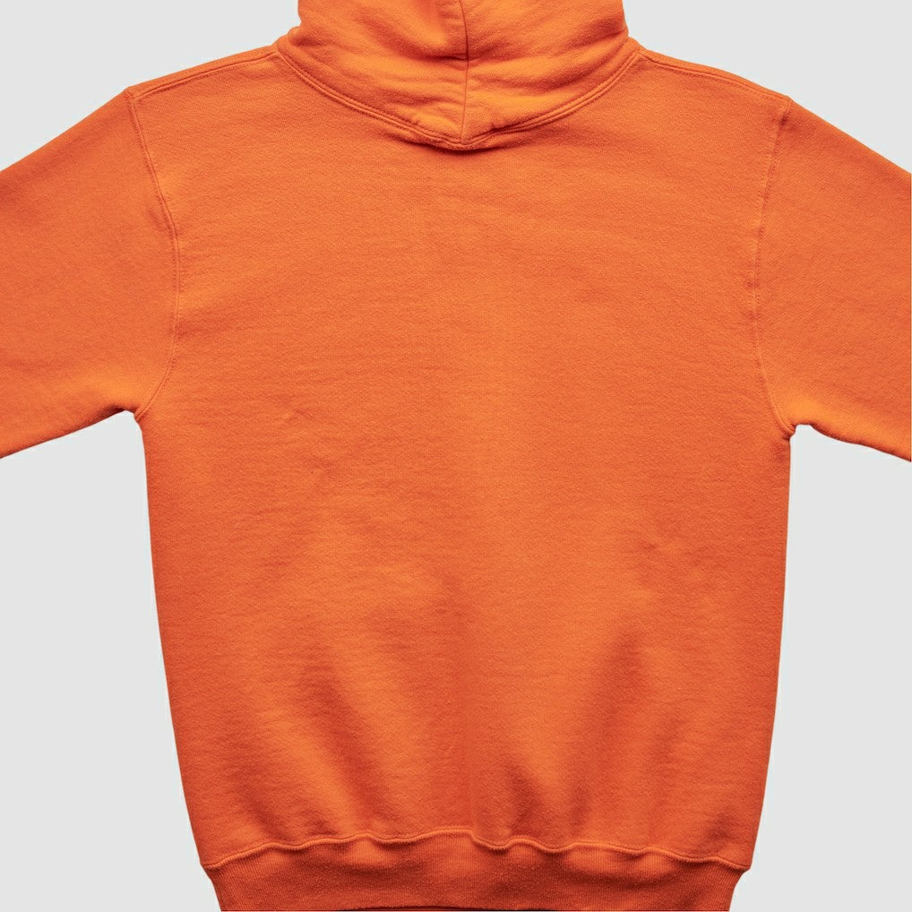 Cleveland Browns Russell 90s Hooded Pullover Sweatshirt Orange Vintage - Fanatics