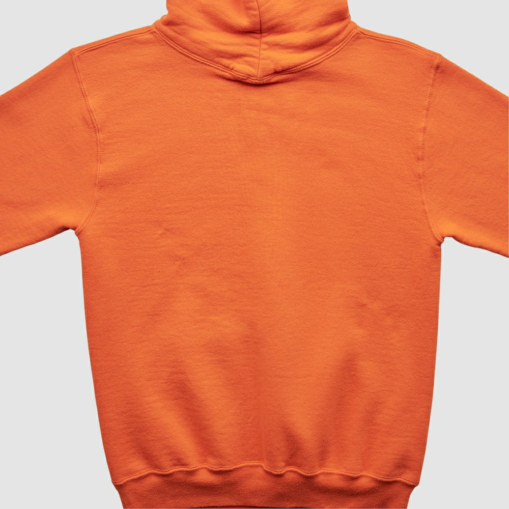 Cleveland Browns Russell 90s Hooded Pullover Sweatshirt Orange Vintage - Fanatics