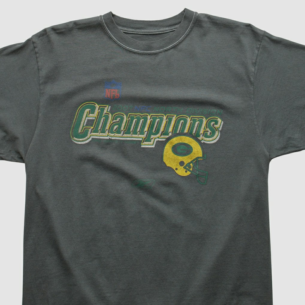 Green Bay Packers 2007 T-shirt Charcoal Vintage - Fanatics