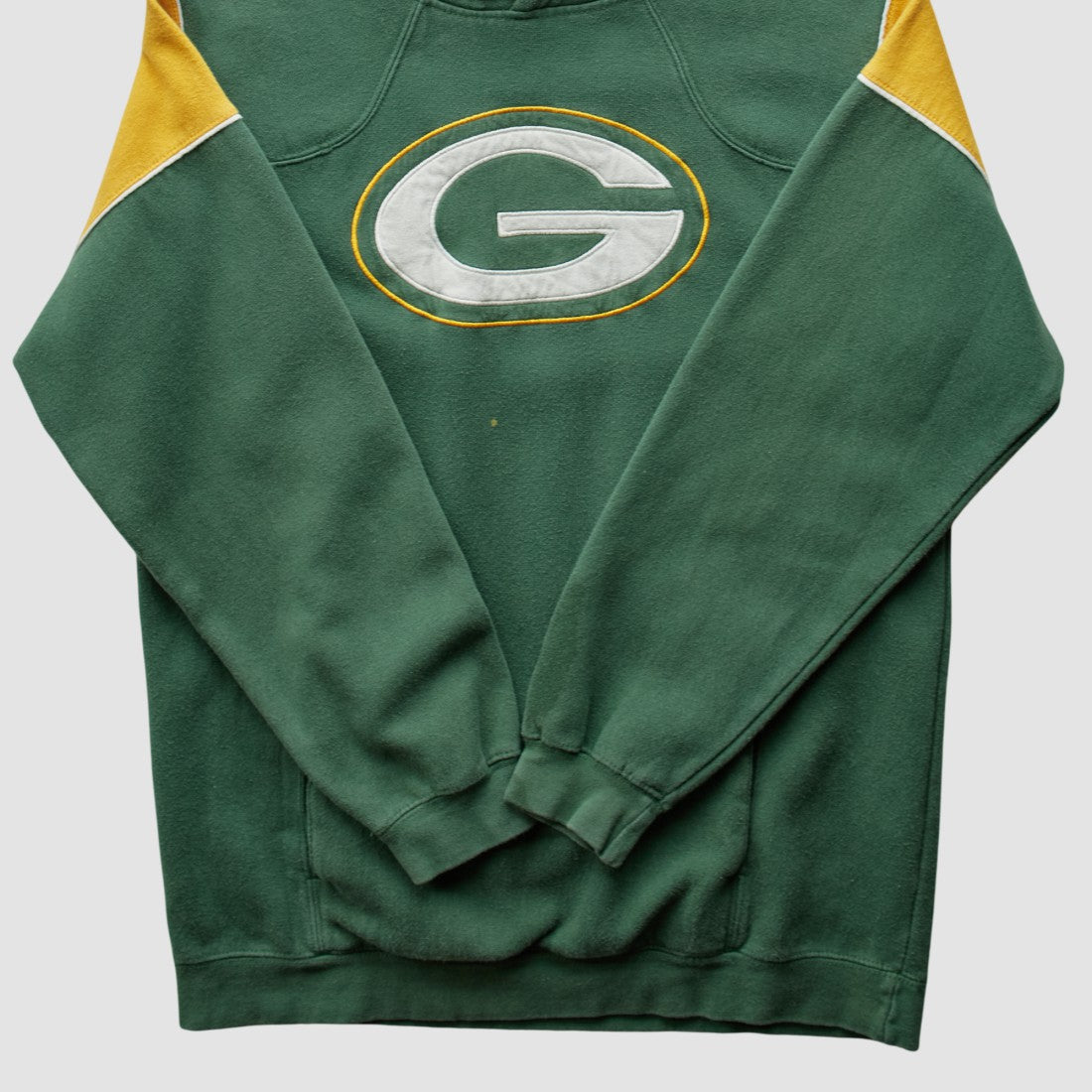 Green Bay Packers NFL 2000s Hooded Sweatshirt Green Vintage - Fanatics