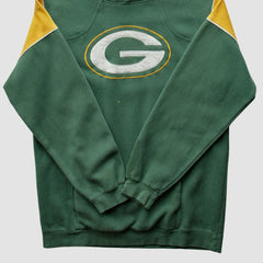 Green Bay Packers NFL 2000s Hooded Sweatshirt Green Vintage - Fanatics