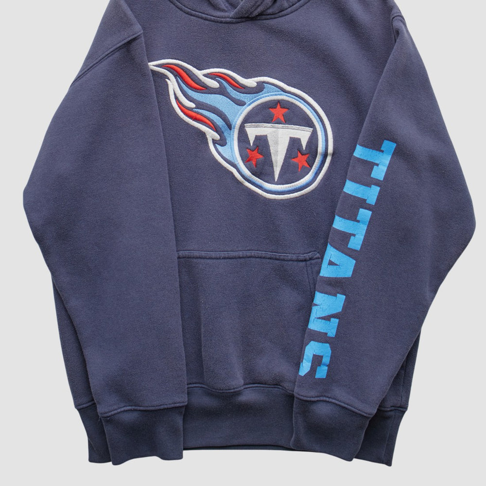 Tennessee Titans NFL 2000s Hooded Pullover Sweatshirt Navy Vintage - Fanatics