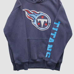 Tennessee Titans NFL 2000s Hooded Pullover Sweatshirt Navy Vintage - Fanatics