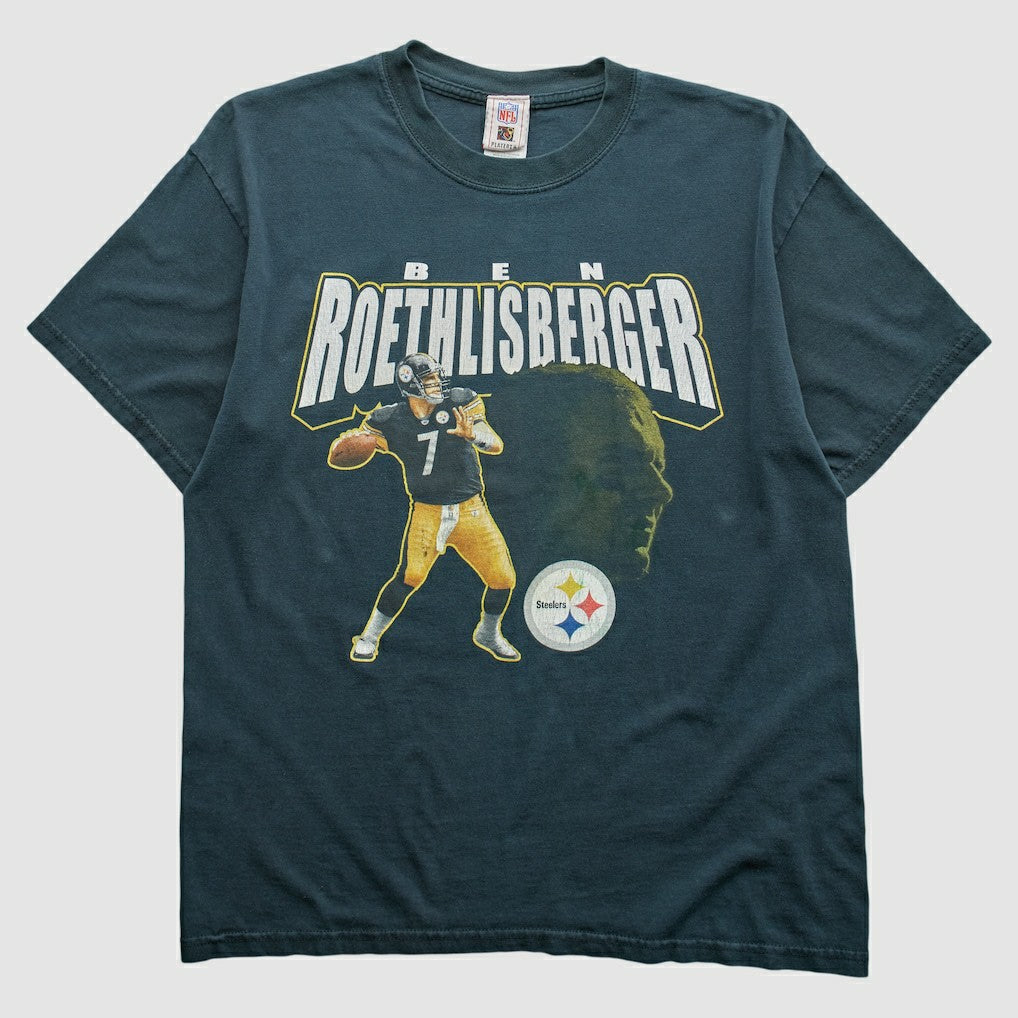 Pittsburgh Steelers NFL 2000s T-shirt Black Vintage - Fanatics