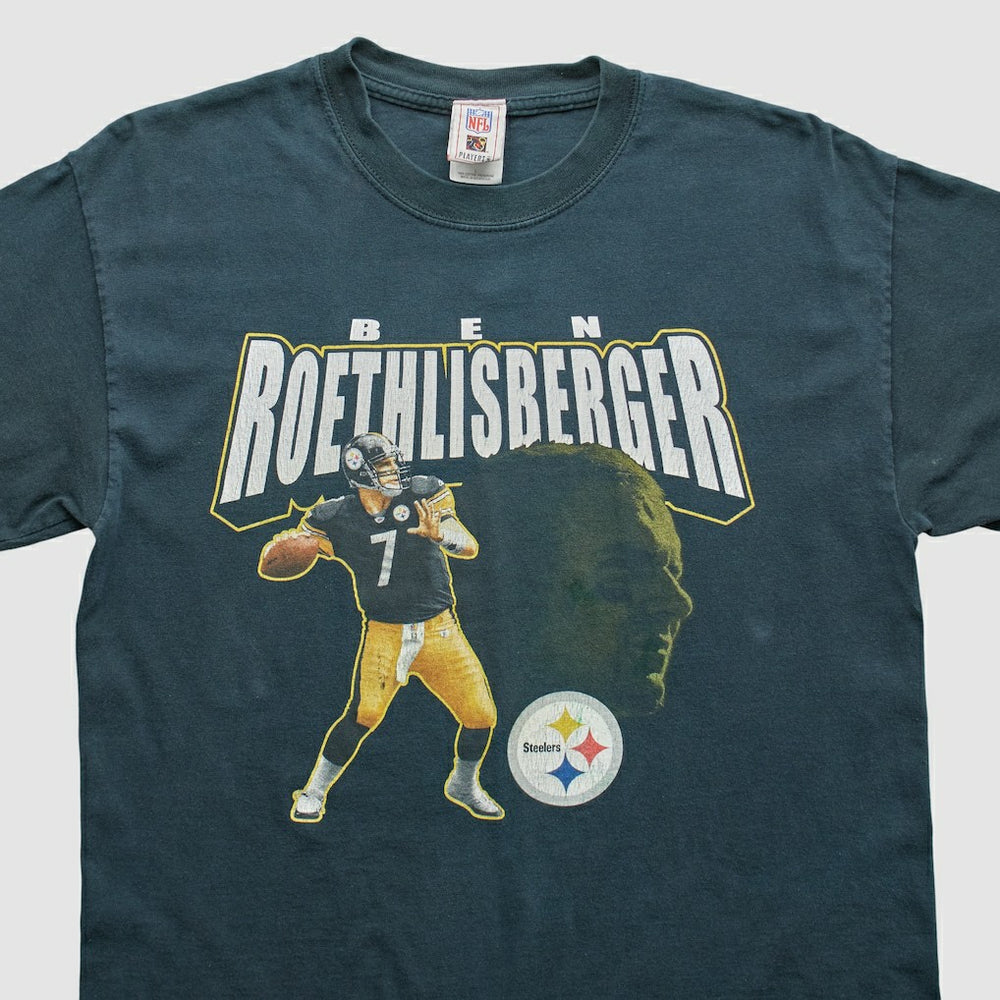 Pittsburgh Steelers NFL 2000s T-shirt Black Vintage - Fanatics