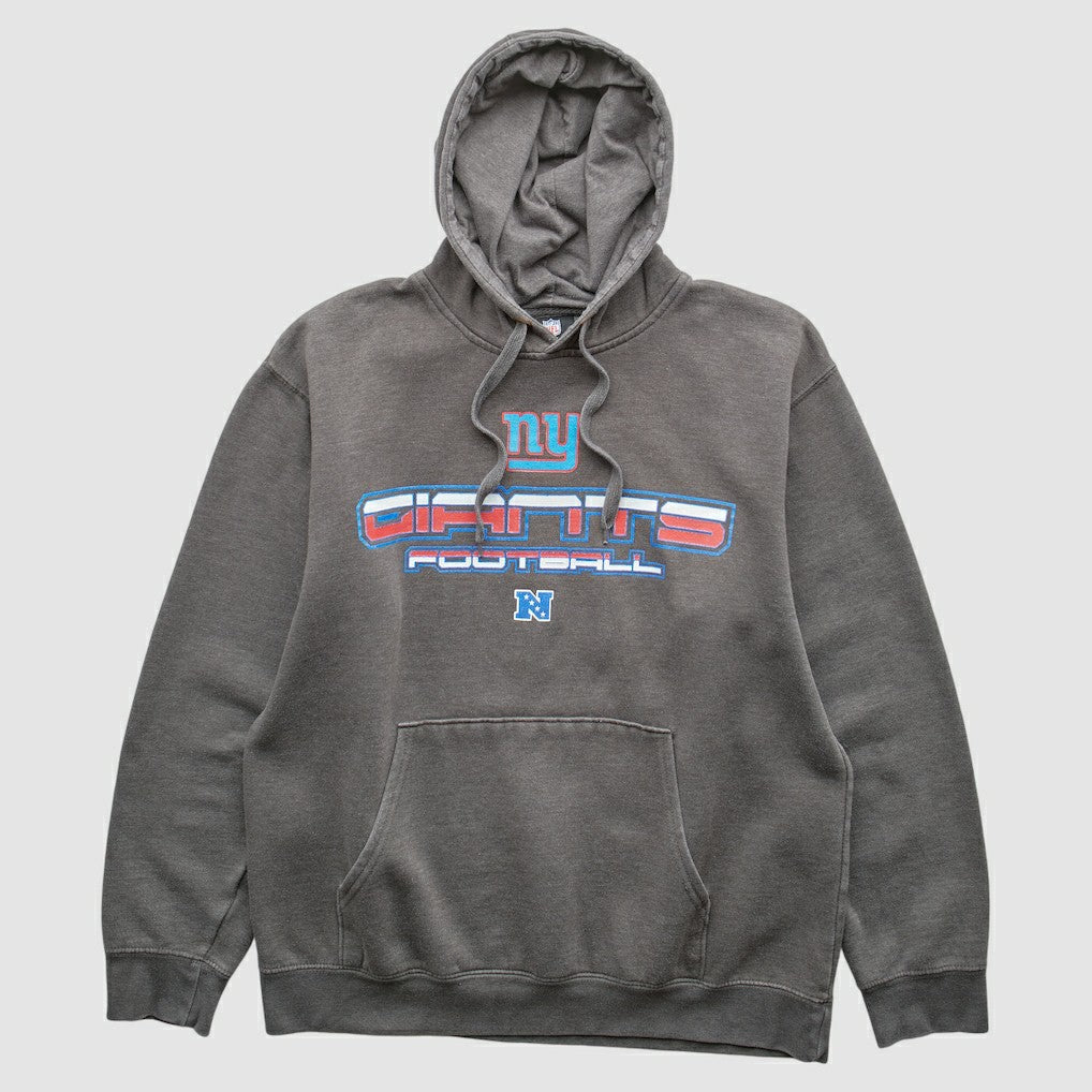 New York Giants NFL 2010s Hooded Pullover Sweatshirt Charcoal Vintage - Fanatics