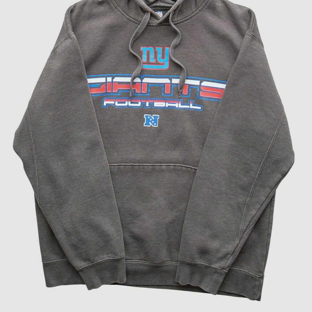 New York Giants NFL 2010s Hooded Pullover Sweatshirt Charcoal Vintage - Fanatics
