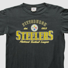 Pittsburgh Steelers NFL 2000s Long Sleeve T-shirt Charcoal Vintage - Fanatics