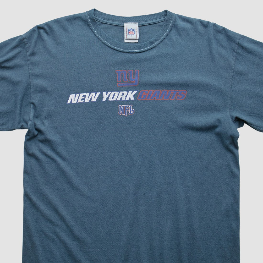 New York Giants NFL 2000s Long Sleeve T-shirt Blue Vintage - Fanatics