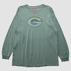 Green Bay Packers 2000s Long Sleeve T-shirt Green Vintage - Fanatics