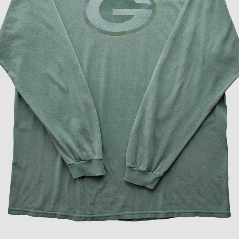 Green Bay Packers 2000s Long Sleeve T-shirt Green Vintage - Fanatics