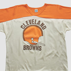 Cleveland Browns The Knits 80s T-shirt White Vintage - Fanatics