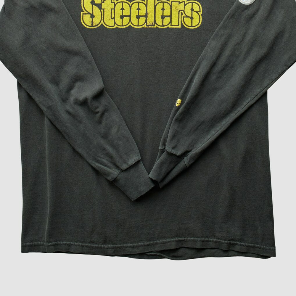 Pittsburgh Steelers NFL 2000s Long Sleeve T-shirt Black Vintage - Fanatics