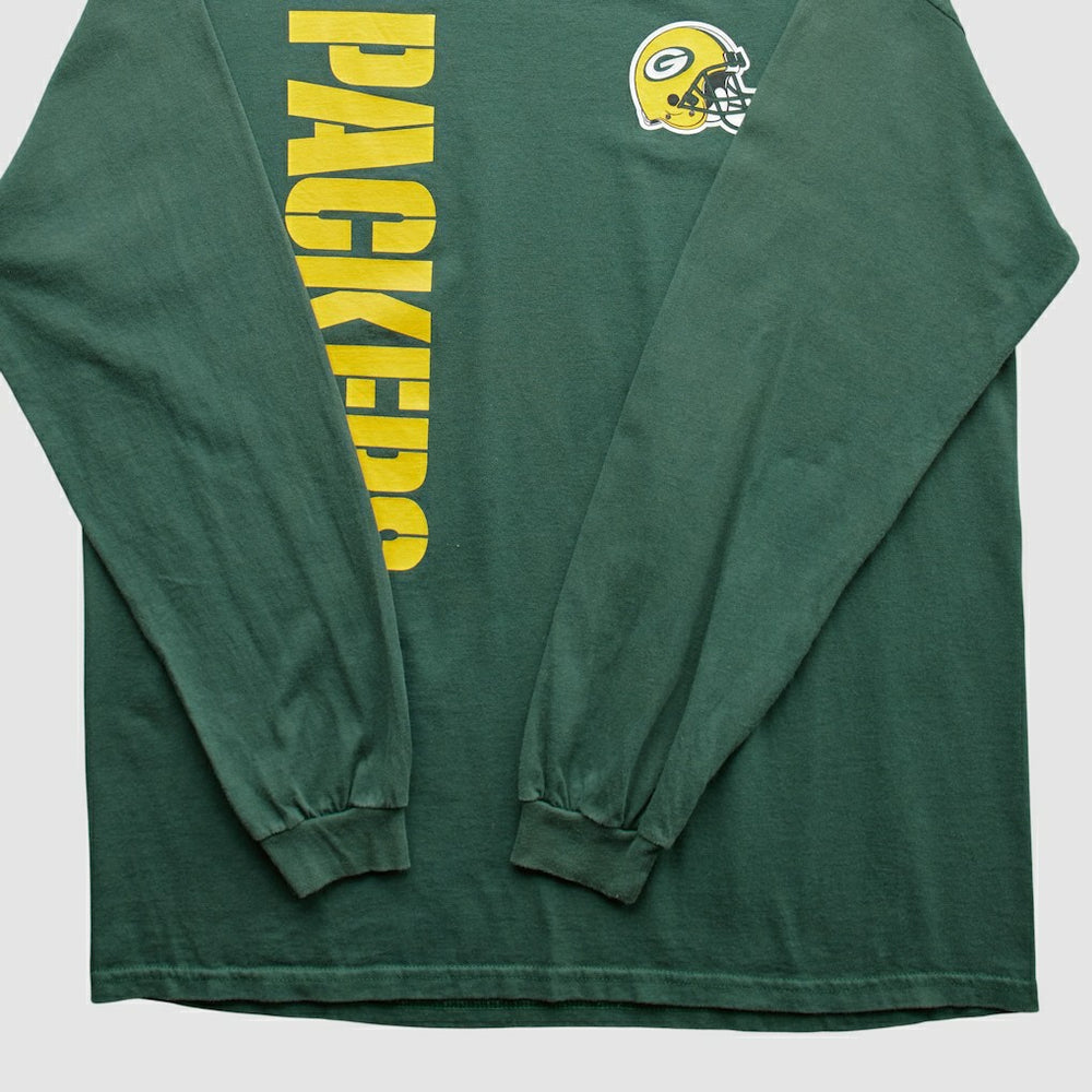 Green Bay Packers NFL 2000s Long Sleeve T-shirt Green Vintage - Fanatics