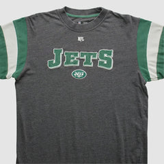 New York Jets NFL 2010s Long Sleeve T-shirt Gray Vintage - Fanatics
