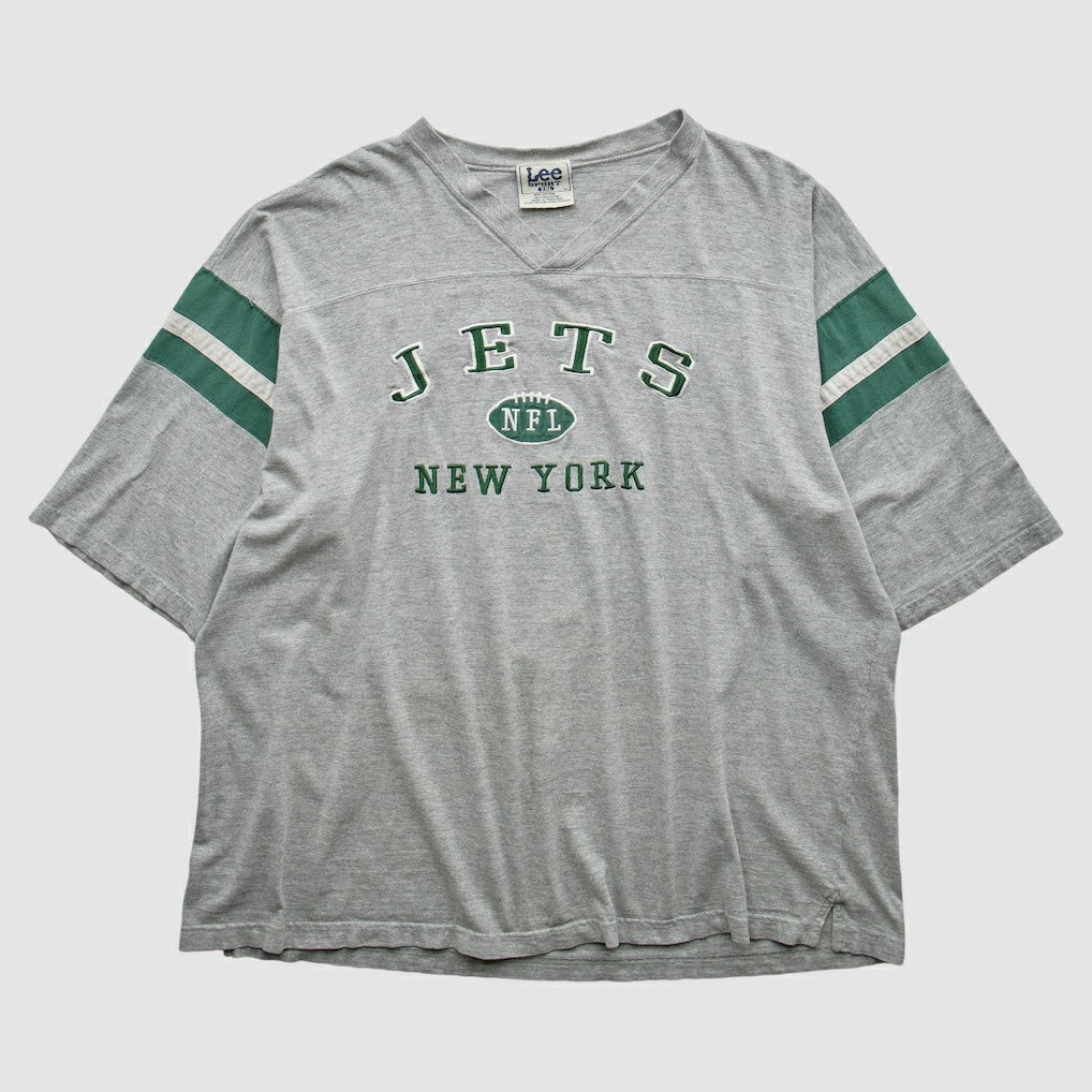 New York Jets Lee Sport 90s T-shirt Gray Vintage - Fanatics