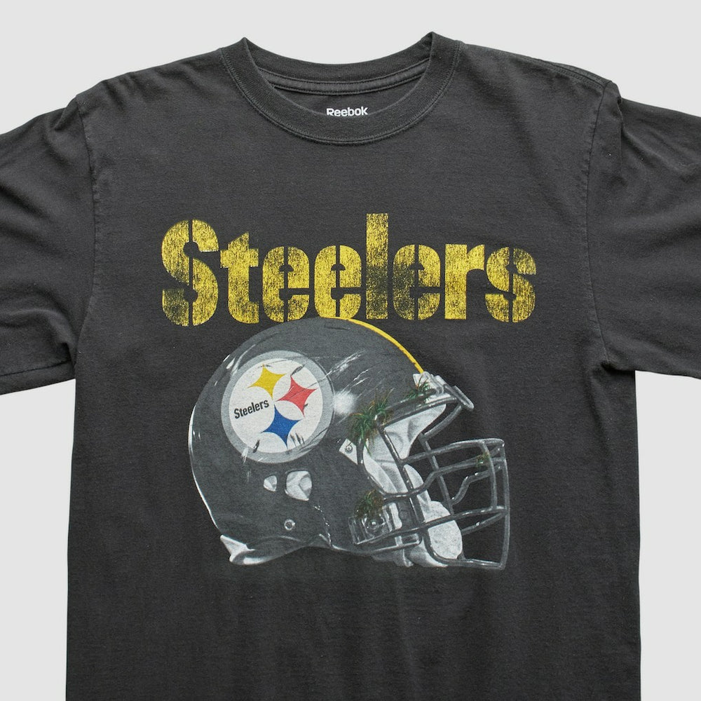 Pittsburgh Steelers Reebok 2010s Long Sleeve T-shirt Black Vintage - Fanatics