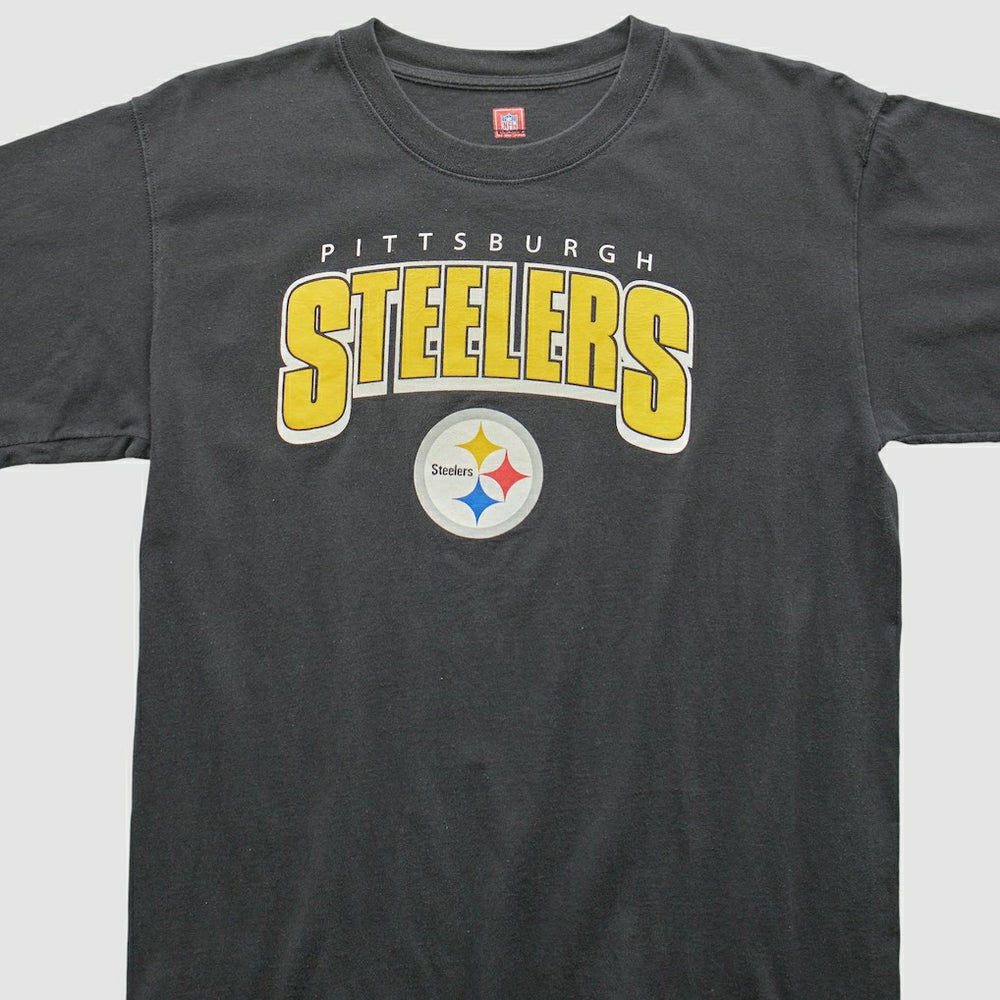 Pittsburgh Steelers NFL 2000s T-shirt Black Vintage - Fanatics