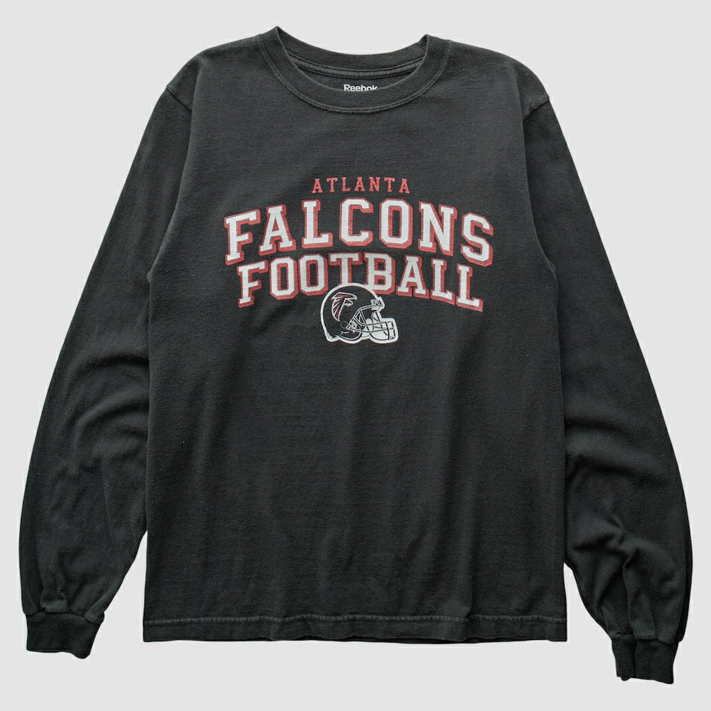 Atlanta Falcons Reebok 2000s Long Sleeve T-shirt Black Vintage - Fanatics