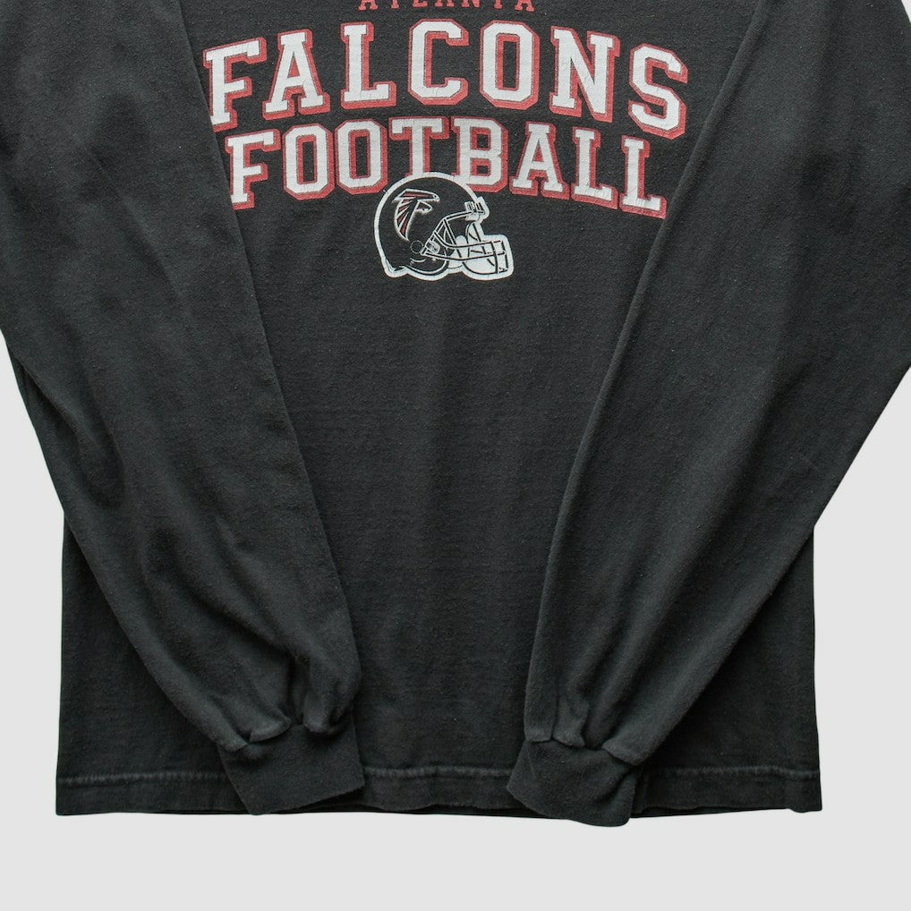 Atlanta Falcons Reebok 2000s Long Sleeve T-shirt Black Vintage - Fanatics