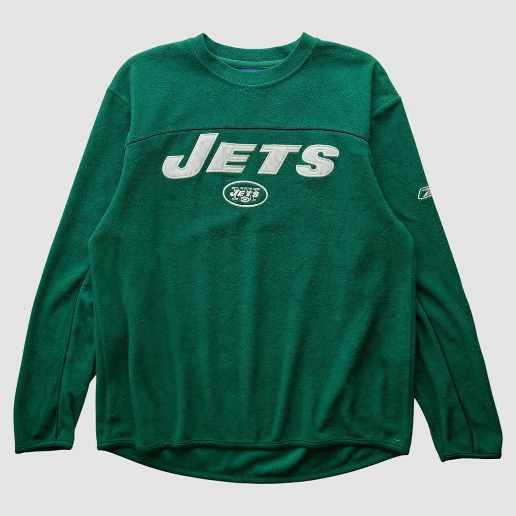 New York Jets 2000s Pullover Sweatshirt Green Vintage - Fanatics