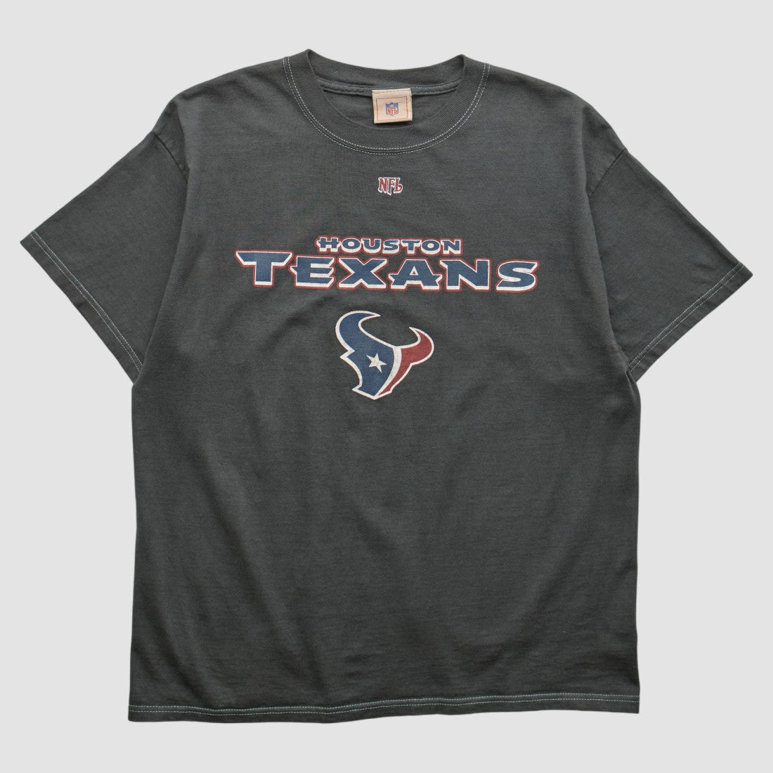 Houston Texans NFL 2000s T-shirt Charcoal Vintage - Fanatics