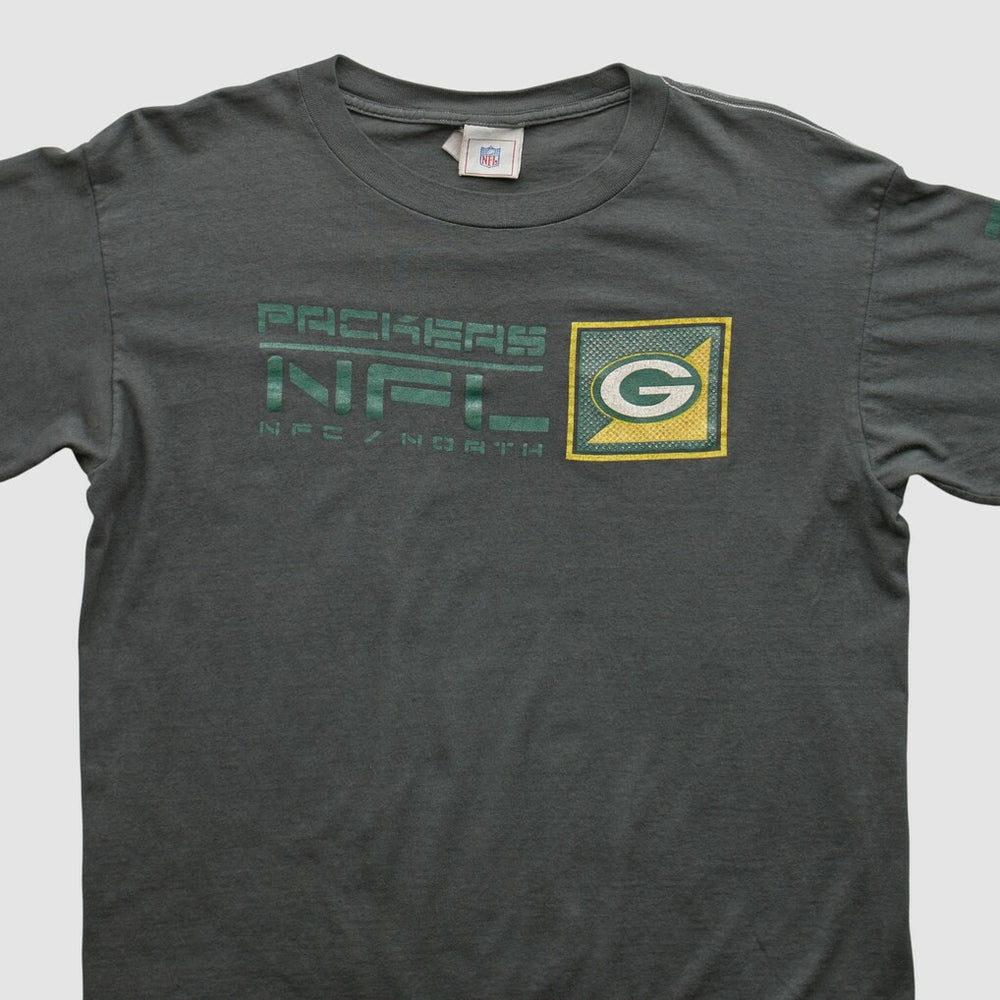 Green Bay Packers NFL 2000s Long Sleeve T-shirt Charcoal Vintage - Fanatics