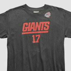 New York Giants 2008 T-shirt Charcoal Vintage - Fanatics
