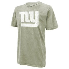 Jaxson Dart New York Giants Majestic Threads Mineral Wash Name & Number T-Shirt Moss Green - NFL