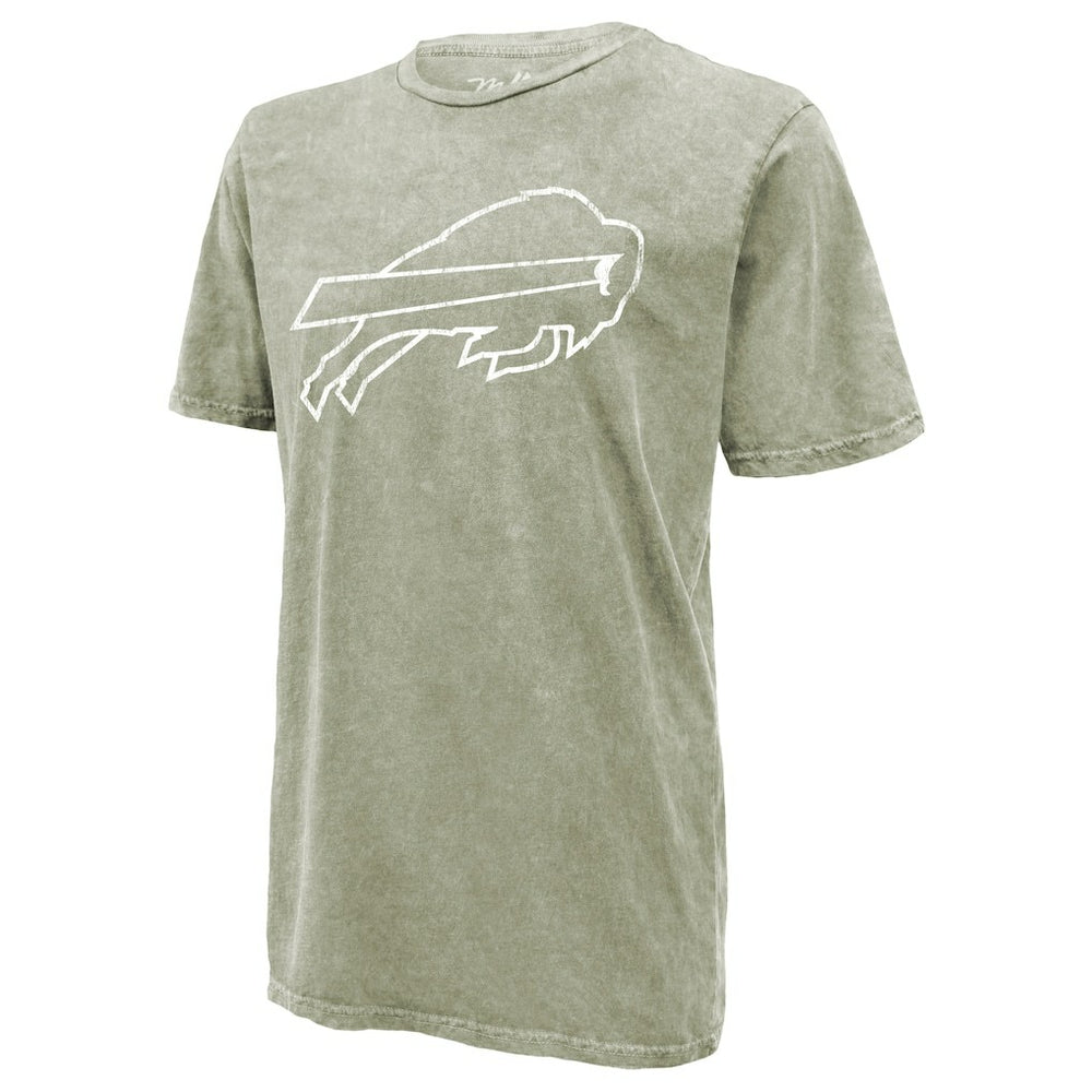 Josh Allen Buffalo Bills Majestic Threads Mineral Wash Name & Number T-Shirt Moss Green - NFL