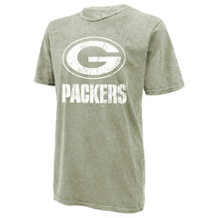 Micah Parsons Green Bay Packers Majestic Threads Mineral Wash Name & Number T-Shirt Moss Green - NFL
