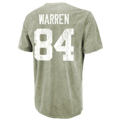 Tyler Warren Indianapolis Colts Majestic Threads Mineral Wash Name & Number T-Shirt Moss Green - NFL