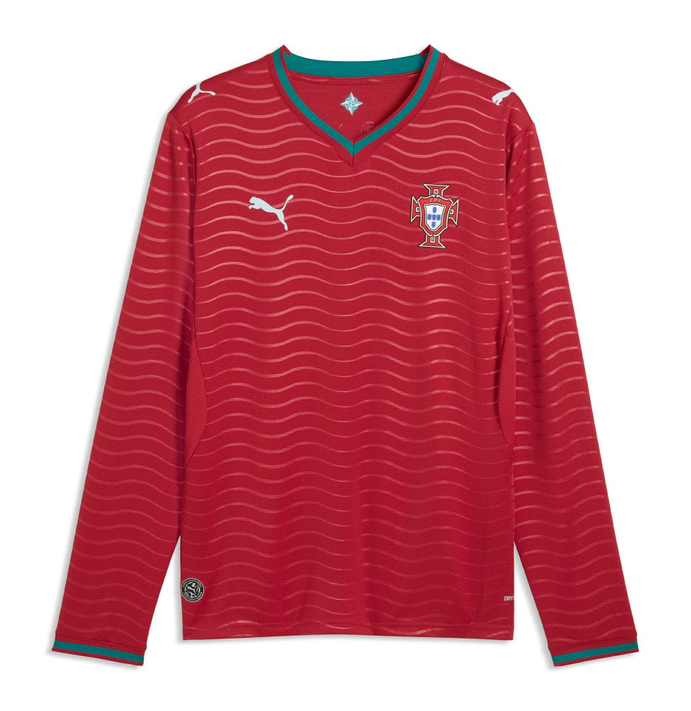 Puma Portugal National Team 2026 Home Replica Long Sleeve Jerseys - Red