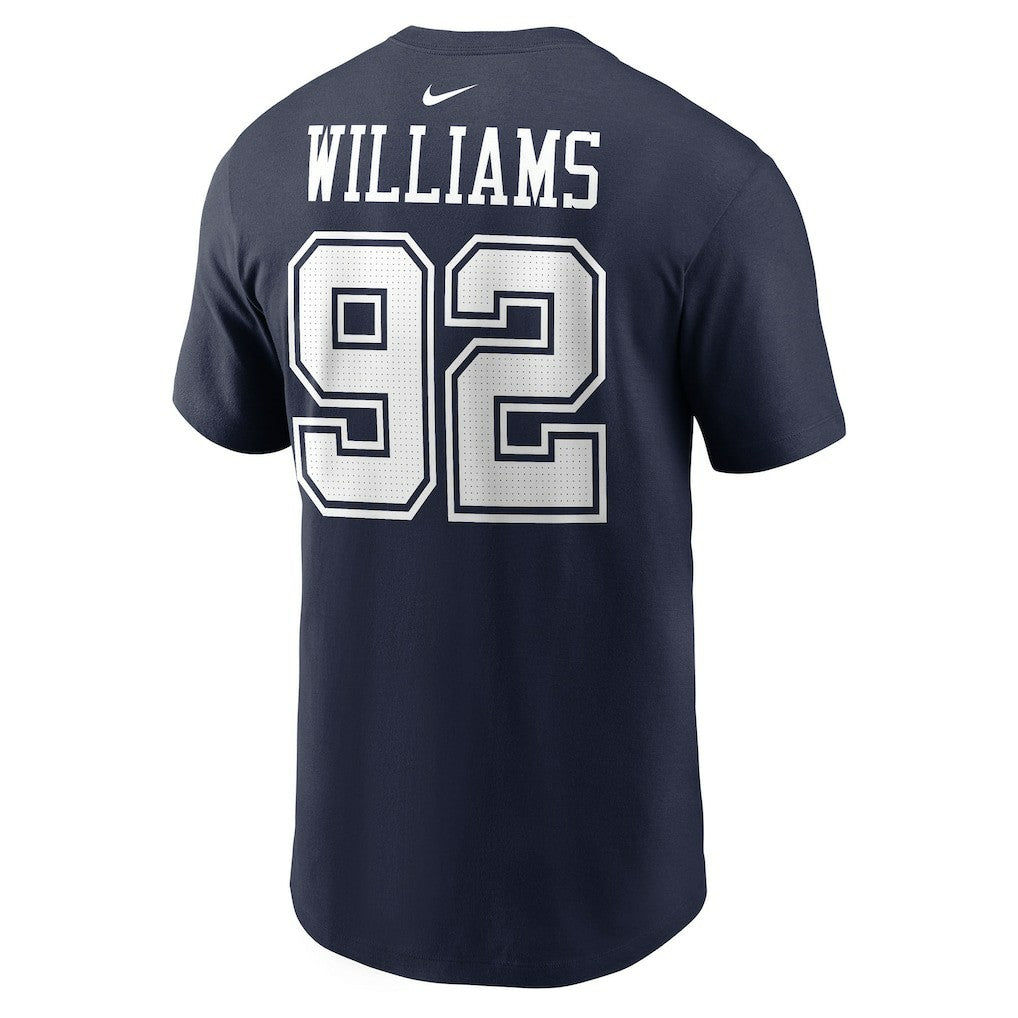 Quinnen Williams Dallas Cowboys Player Name & Number T-Shirt Navy - Nike