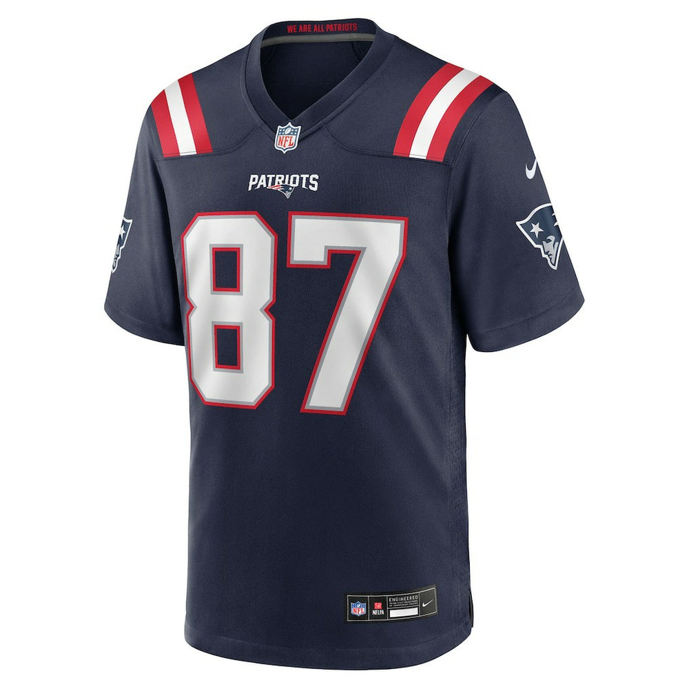 Rob Gronkowski New England Patriots Team Retired Player Game Jersey Navy - Nike
