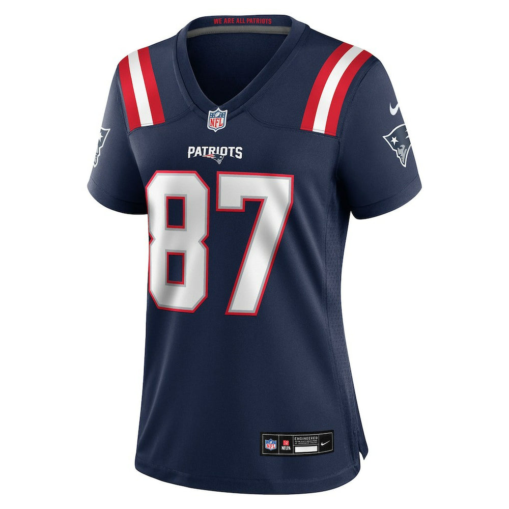 Rob Gronkowski New England Patriots Women's Team Retired Player Game Jersey Navy - Nike