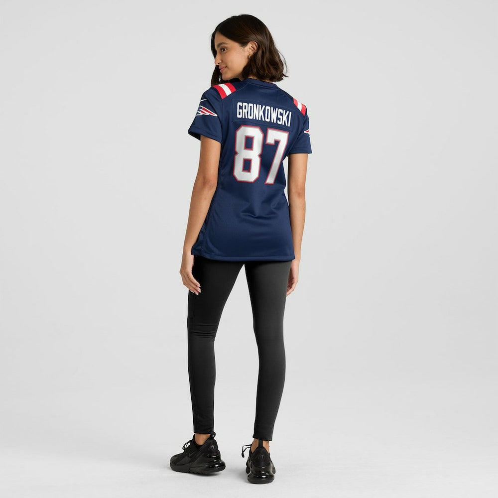 Rob Gronkowski New England Patriots Women's Team Retired Player Game Jersey Navy - Nike