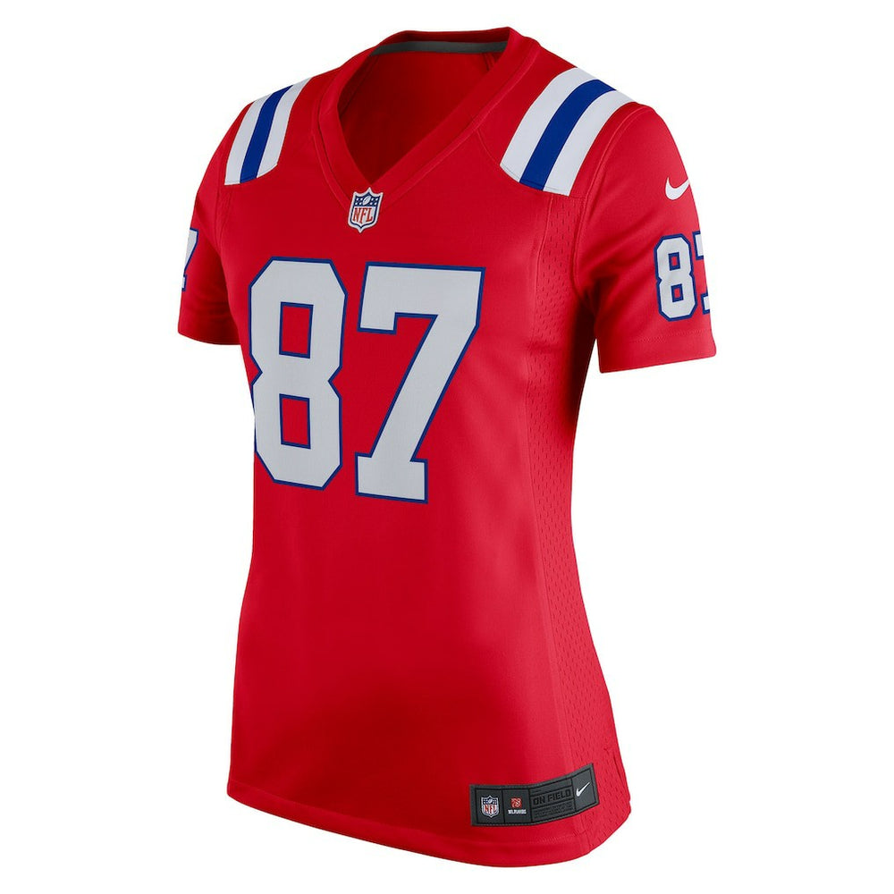 Rob Gronkowski New England Patriots Women's Alternate Retired Player Game Jersey Red - Nike