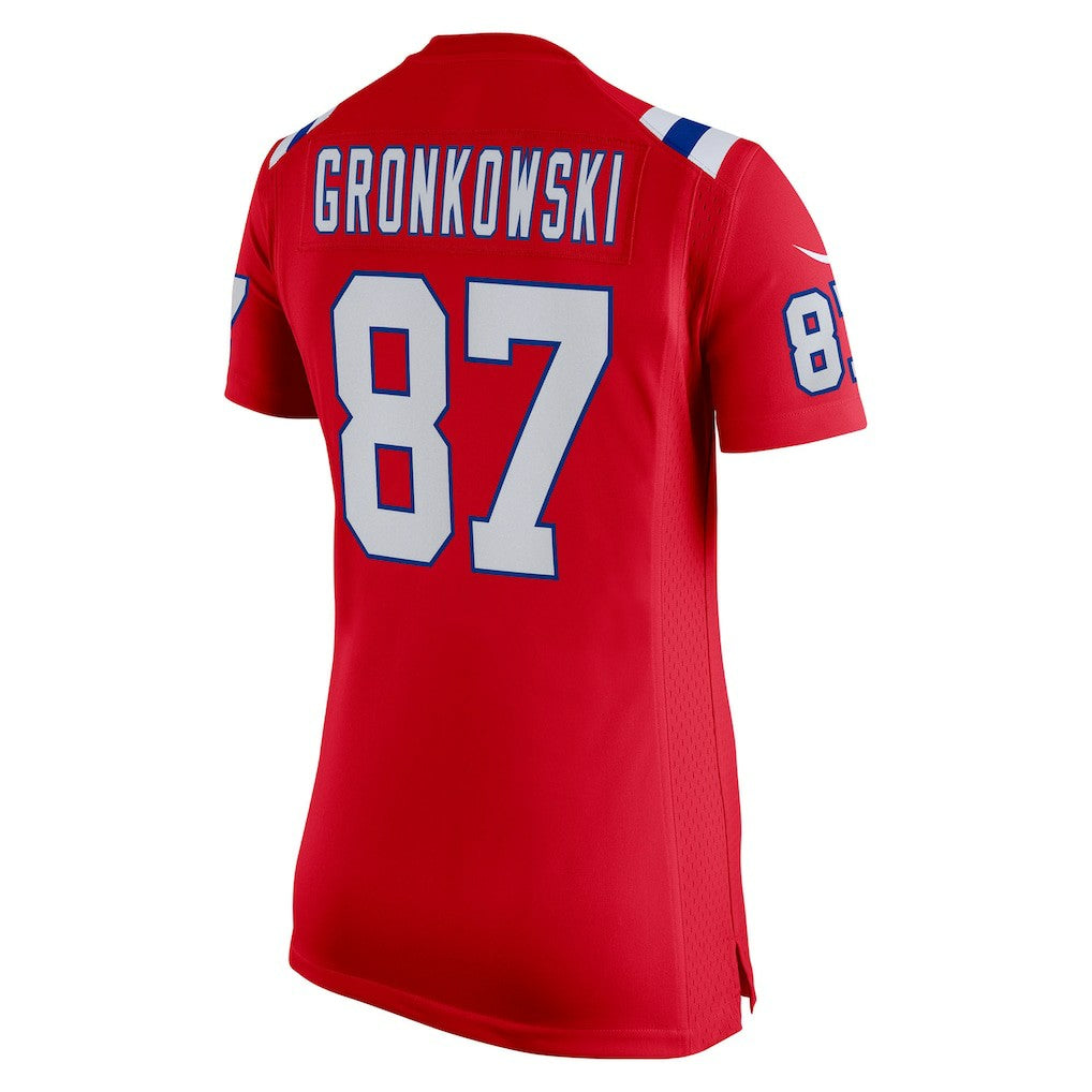 Rob Gronkowski New England Patriots Women's Alternate Retired Player Game Jersey Red - Nike