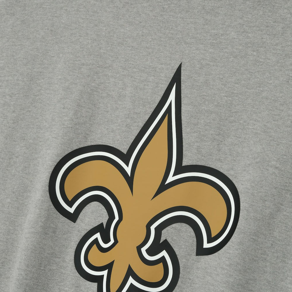 New Orleans Saints Fear of God x NFL Unisex 3/4-Sleeve T-Shirt Heather Gray - NFL