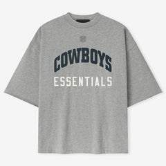 Dallas Cowboys Fear of God x NFL Unisex 3/4-Sleeve T-Shirt Heather Gray - NFL
