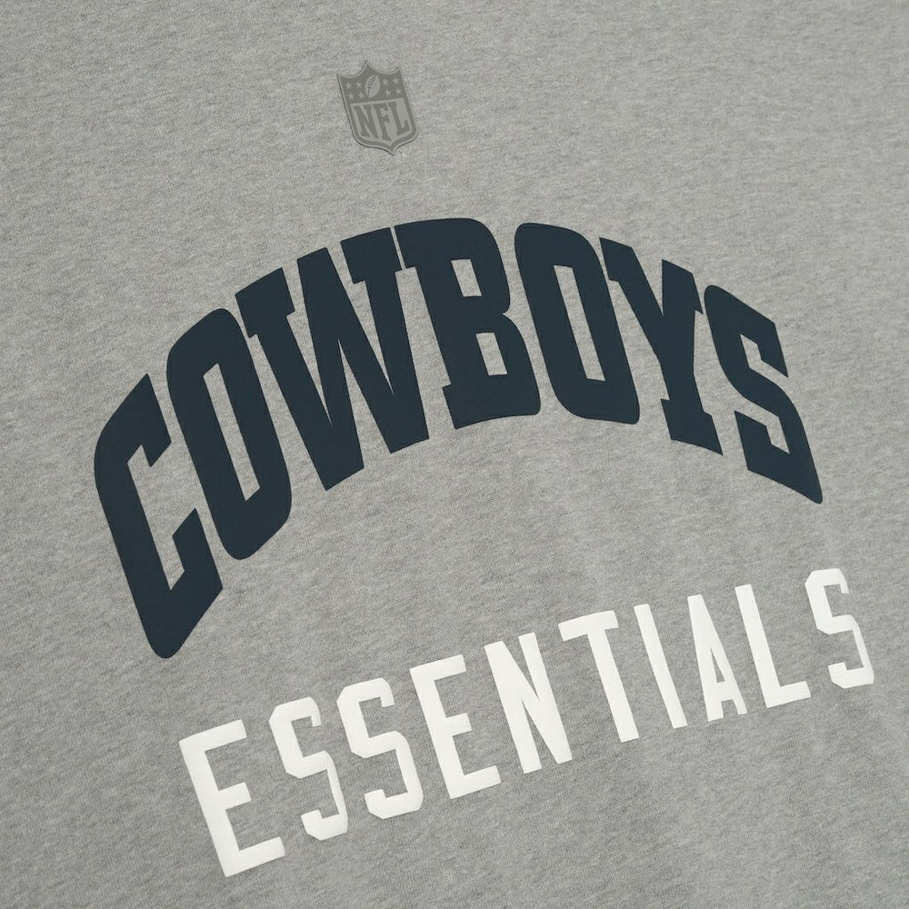 Dallas Cowboys Fear of God x NFL Unisex 3/4-Sleeve T-Shirt Heather Gray - NFL