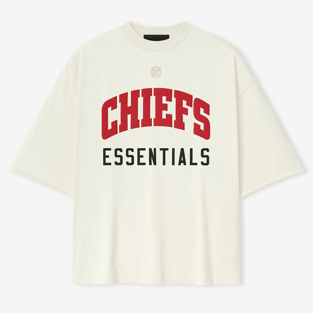 Kansas City Chiefs Fear of God x NFL Unisex 3/4-Sleeve T-Shirt Cream - NFL