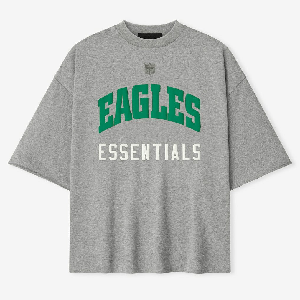 Philadelphia Eagles Fear of God x NFL Unisex 3/4-Sleeve T-Shirt Heather Gray - NFL