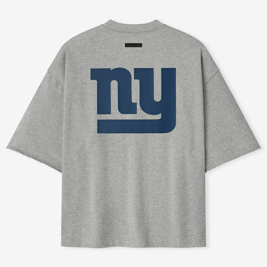 New York Giants Fear of God x NFL Unisex 3/4-Sleeve T-Shirt Heather Gray - NFL