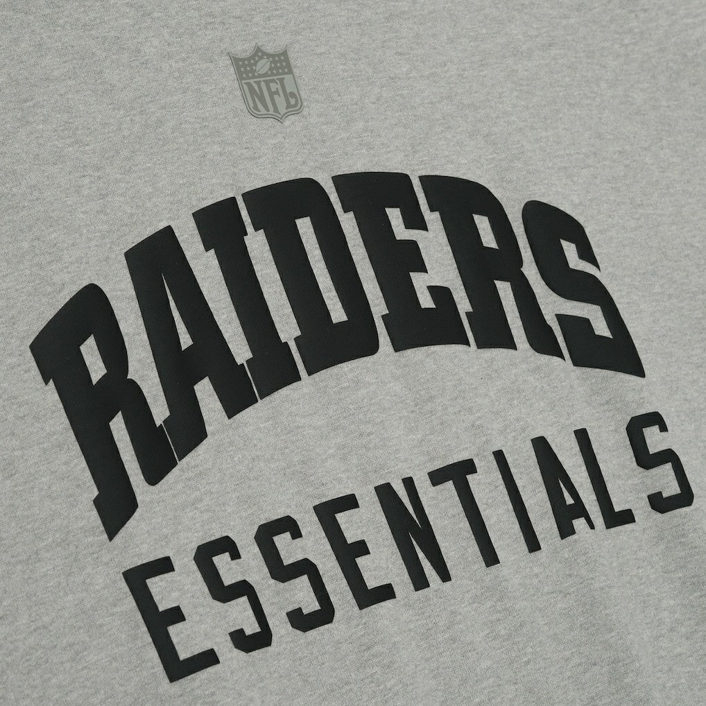 Las Vegas Raiders Fear of God x NFL Unisex 3/4-Sleeve T-Shirt Heather Gray - NFL