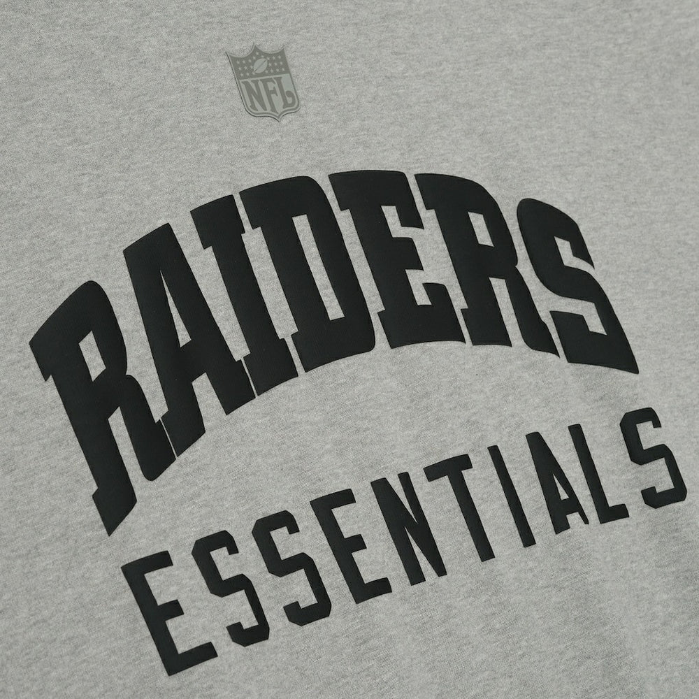 Las Vegas Raiders Fear of God x NFL Unisex 3/4-Sleeve T-Shirt Heather Gray - NFL